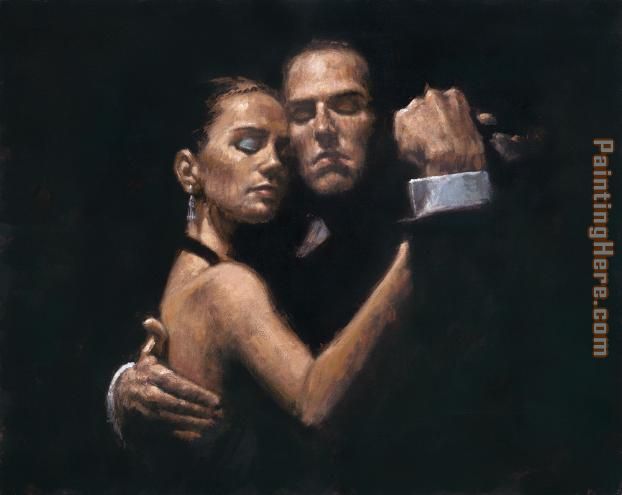 Face of Tango II painting - Fabian Perez Face of Tango II art painting